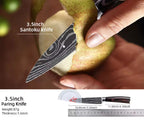 Premium Damascus Kitchen Knife Set