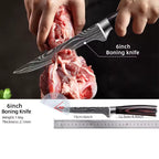 Premium Damascus Kitchen Knife Set