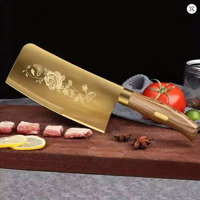Piece Titanium-Coated Kitchen Knife Set