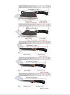 8PCS Professional Kitchen Chef Knife Set Stainless Steel Forged for Cooking Meat Vegetable Fish Utility Cutting