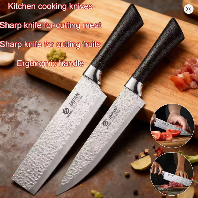 Kitchen cooking knife set stainless steel chefs knife professional cutting knife slicing knife, meat cutting knife slicing knife