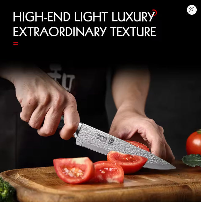 Kitchen cooking knife set stainless steel chefs knife professional cutting knife slicing knife, meat cutting knife slicing knife