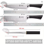 Kitchen cooking knife set stainless steel chefs knife professional cutting knife slicing knife, meat cutting knife slicing knife