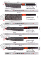 Damascus Steel Japanese Chef Knife Kitchen Meat Cleaver Sushi Fish Vegetable Cutter Nakiri Slicing Cooking Tools
