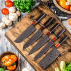 Damascus Steel Japanese Chef Knife Kitchen Meat Cleaver Sushi Fish Vegetable Cutter Nakiri Slicing Cooking Tools