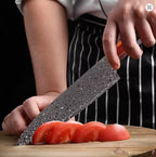 Damascus Steel Japanese Chef Knife Kitchen Meat Cleaver Sushi Fish Vegetable Cutter Nakiri Slicing Cooking Tools