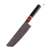 Damascus Steel Japanese Chef Knife Kitchen Meat Cleaver Sushi Fish Vegetable Cutter Nakiri Slicing Cooking Tools