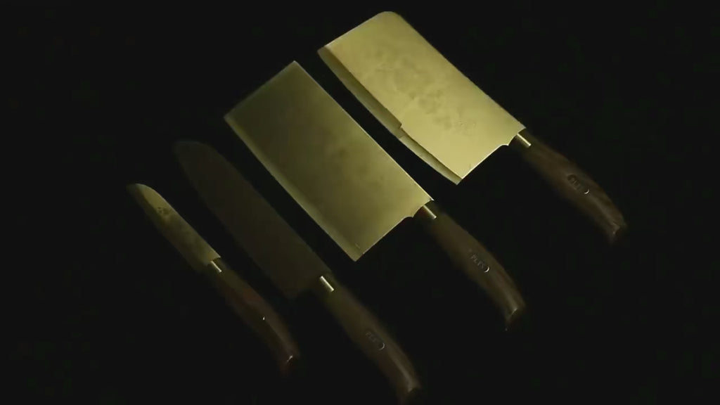 Piece Titanium-Coated Kitchen Knife Set